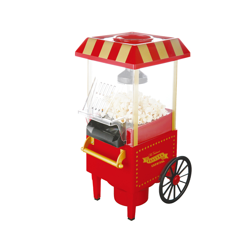BJX-B009 Macchina per popcorn vintage ad aria calda con ruote