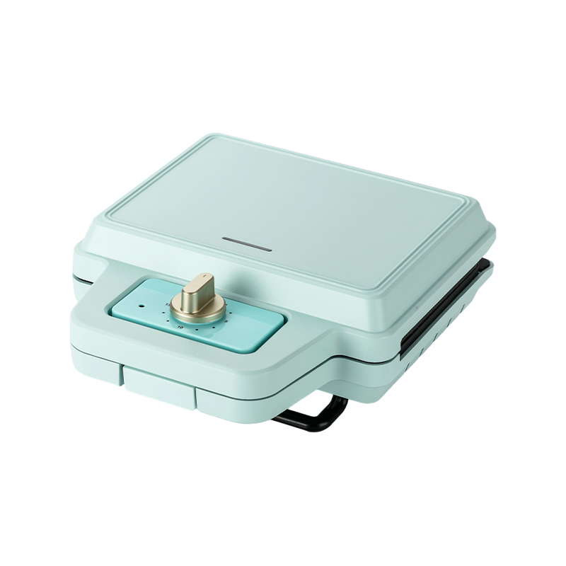 BJX-S008 Macchina per waffle sandwich con piastre rimovibili da 800 W a 2 fette