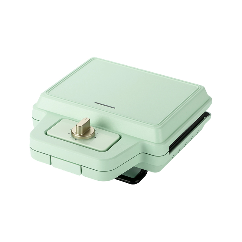 BJX-S008 Macchina per waffle sandwich con piastre rimovibili da 800 W a 2 fette