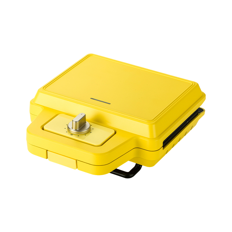 BJX-S008 Macchina per waffle sandwich con piastre rimovibili da 800 W a 2 fette