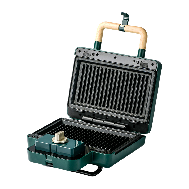 BJX-S016 Timer da 15 minuti Macchina per waffle multifunzione a 2 fette con timer da 15 minuti