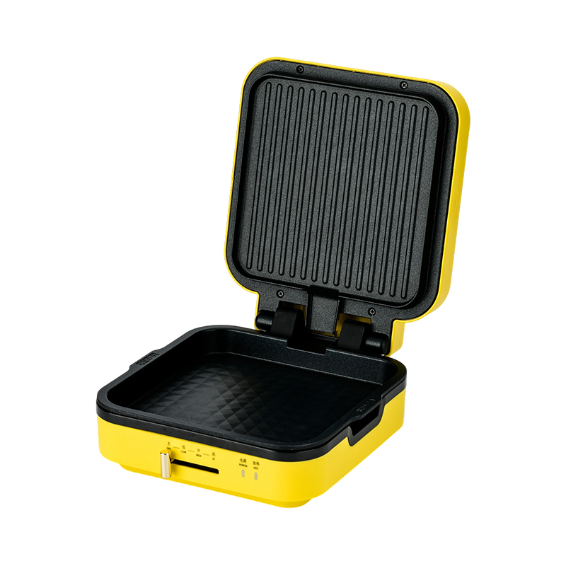 BJX-S018 Grill 24x24 cm con controllo della temperatura e piastre rimovibili