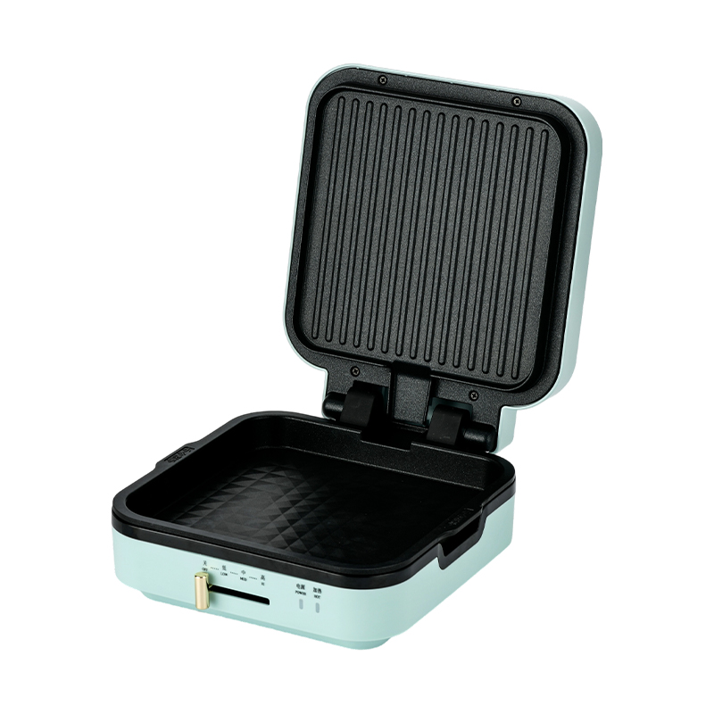 BJX-S018 Grill 24x24 cm con controllo della temperatura e piastre rimovibili