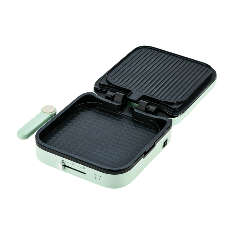 BJX-S022 Piastra rimovibile con controllo della temperatura di apertura e chiusura a 180° da 28x28 cm Griglia grande