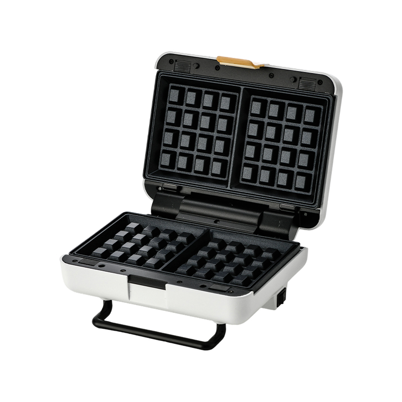 BJX-S025 Piastra per sandwich e griglia intercambiabile aperta a 2 fette a 180°