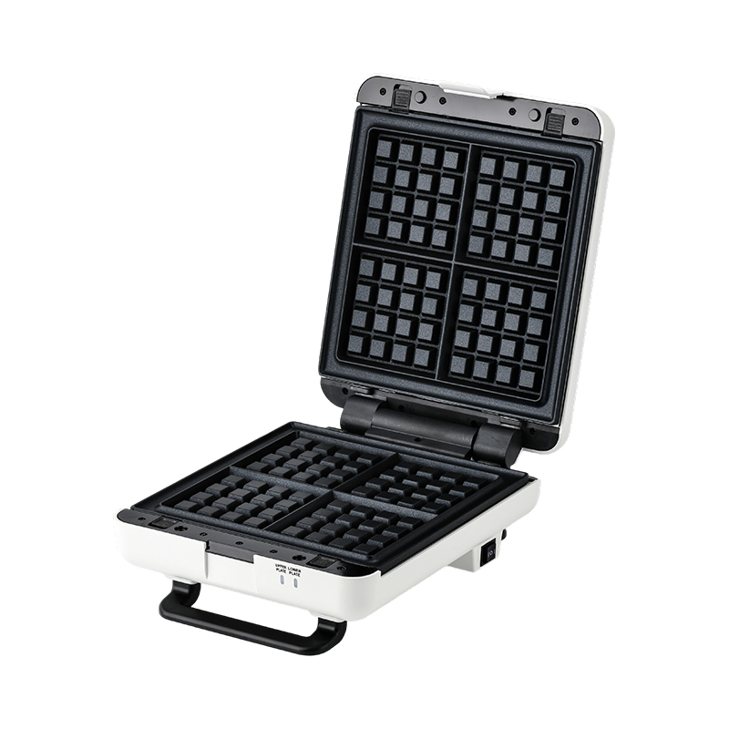 BJX-S026 Piastra per panini e grill aperta a 180° a 4 fette con controllo a 3 livelli e vaschetta raccogligocce olio